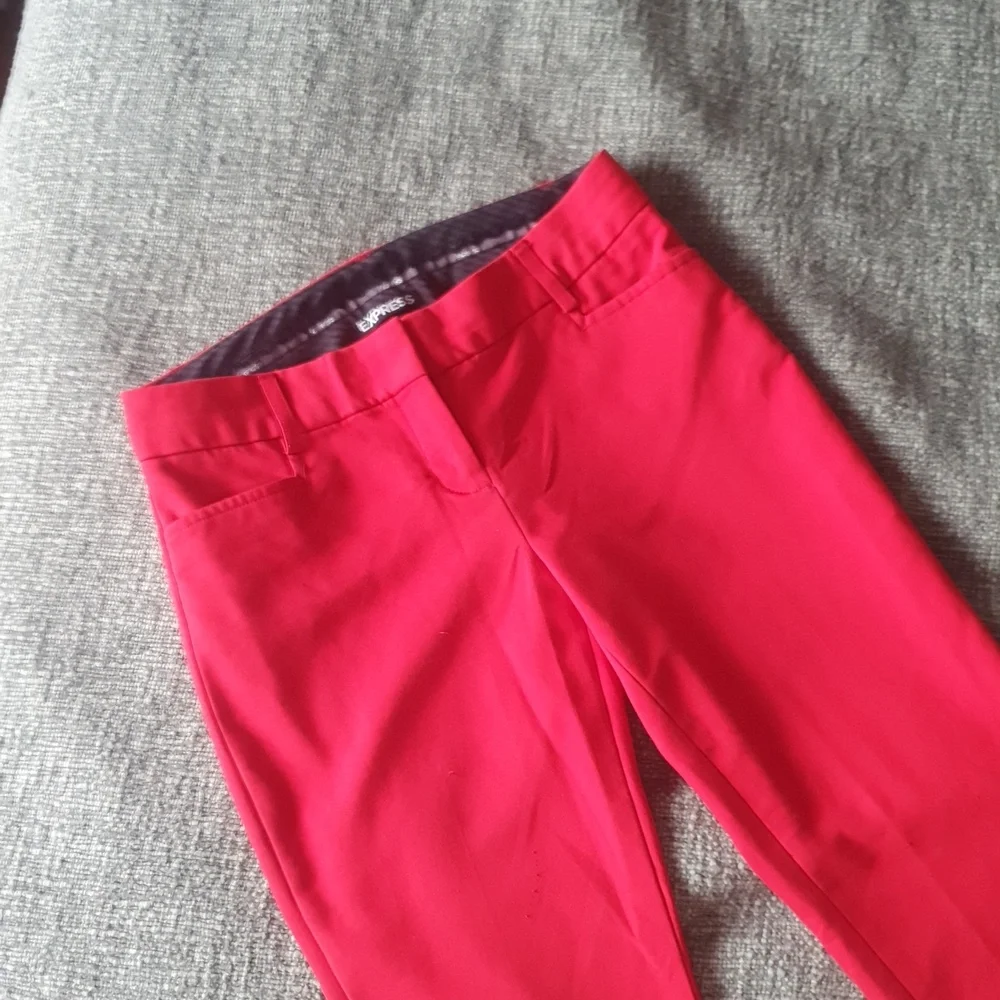 EXPRESS Red Work Pant - Picture 1 of 13